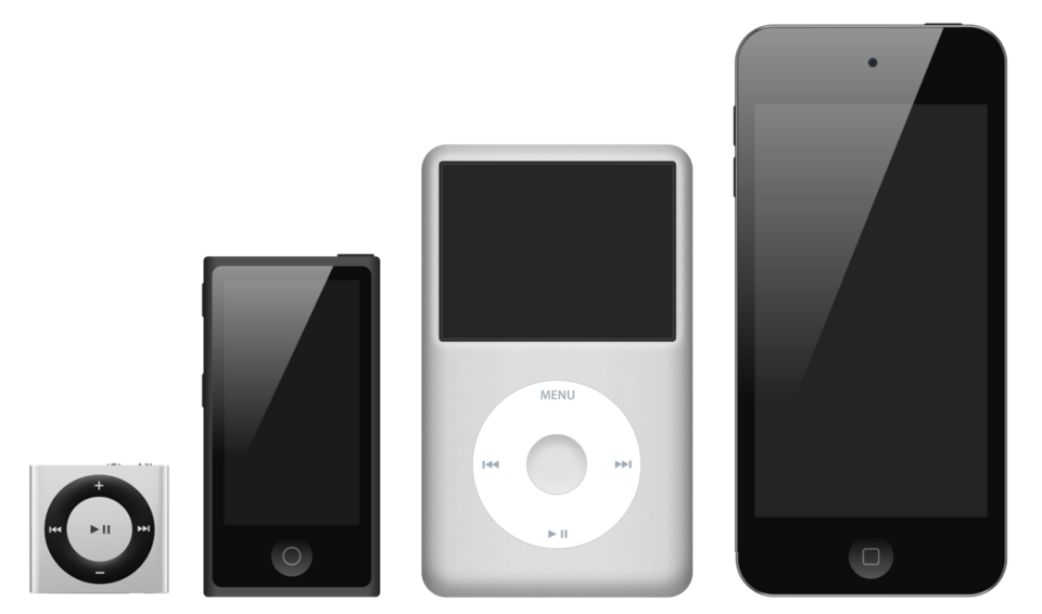 A family of iPods