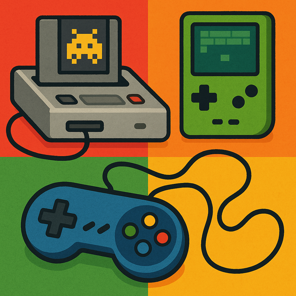 Illustration for the trivia pack Video Game History