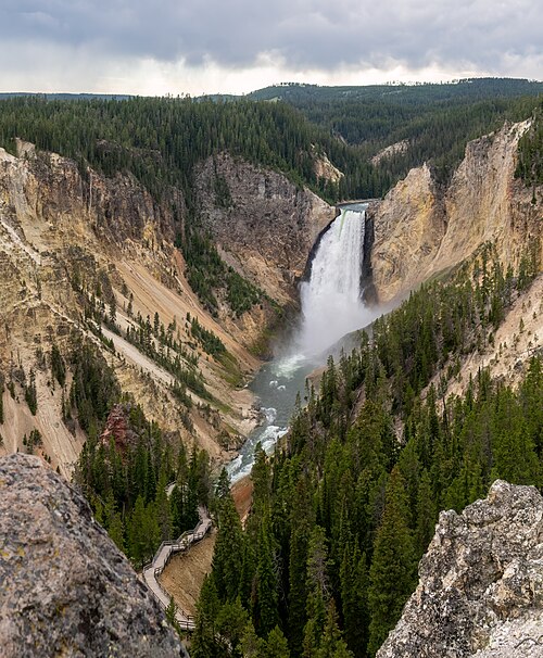 The Lower Falls of the Grand Canyon of the Yellowstone